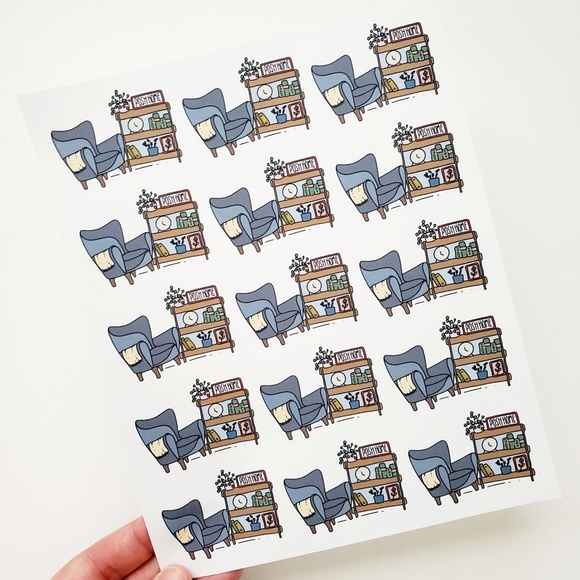 LB079 STICKERS Custom Poshmark Stickers POSH HOME Personalizable Shipping Supply - Picture 2 of 9